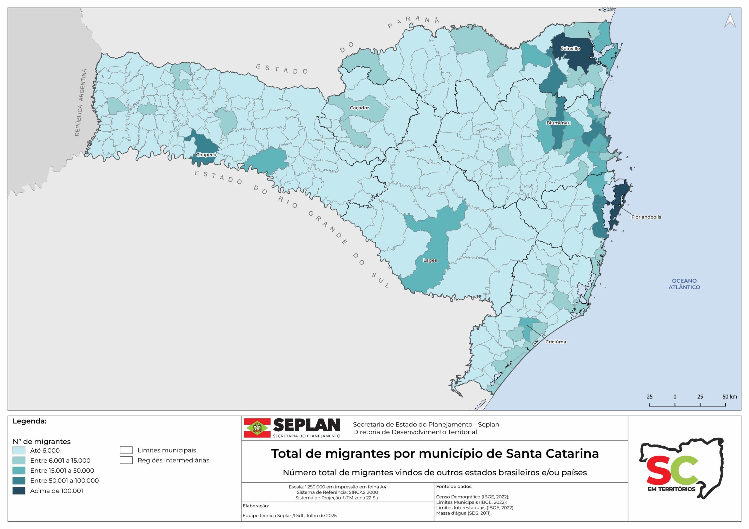 Seplan lança SC em Territórios
