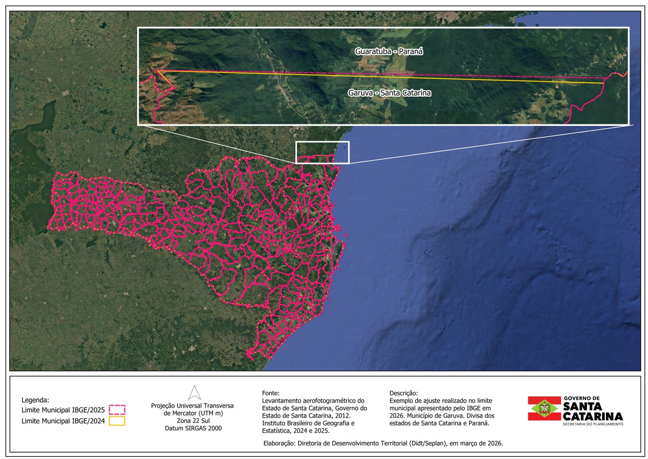 Mapas de 18 cidades catarinenses passam por revisão e ganham contornos mais precisos